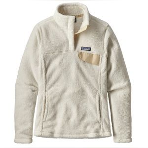 Women’s Cream Patagonia Quarter Snap